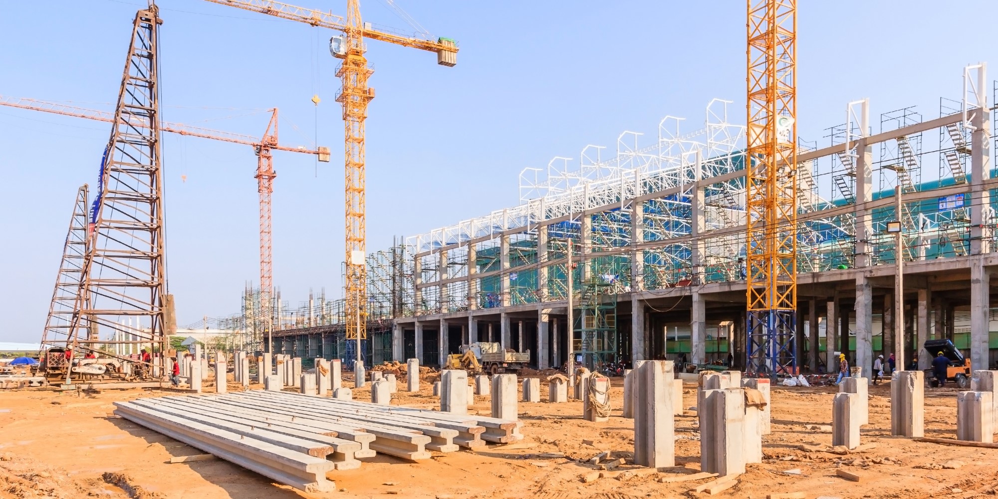image of sheet pile and associated shoring for stability