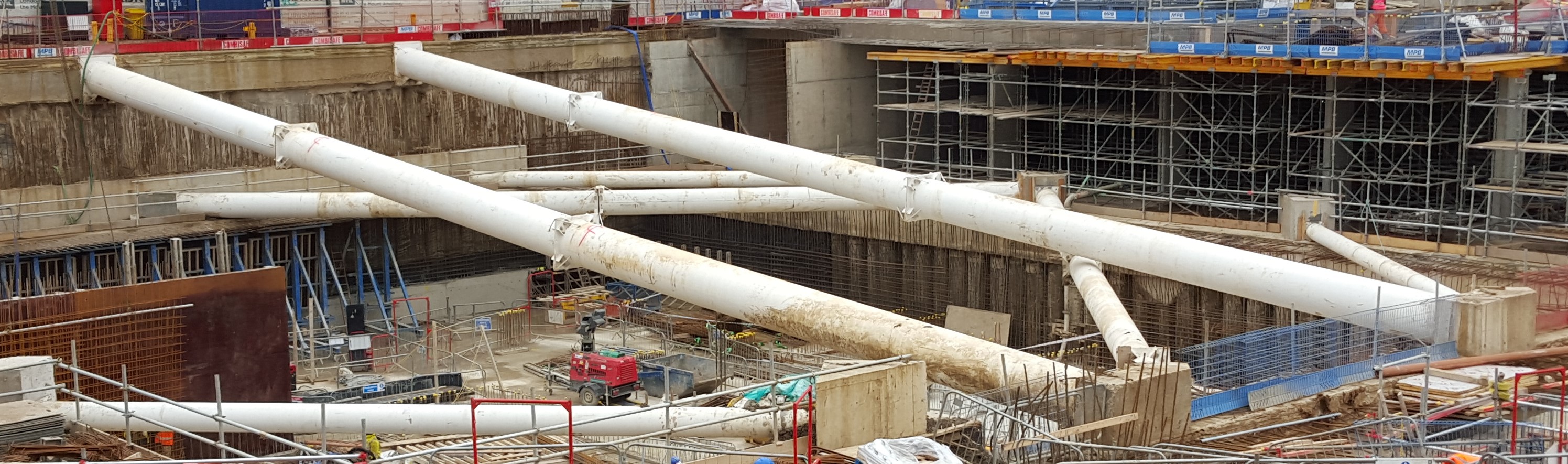 image of underpinning project of a mid-terrace building